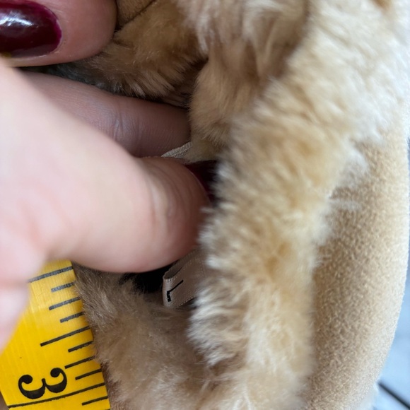 Vintage 90s Y2K Faux Fur Long Line Brown Trend Coat Button Up Teddy Brown Warm - Picture 15 of 15